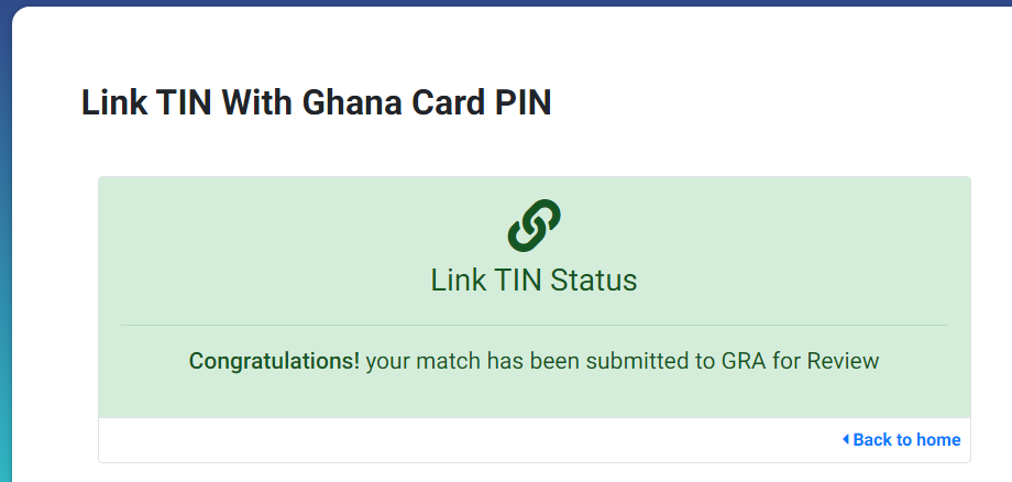 link your TIN with your Ghana card